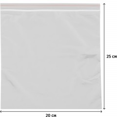 Пакет с замком (Zip Lock) 20 х 25 см, 35 мкм, 100 шт/уп Пакет с замком (Zip Lock) 20 х 25 см, 35 мкм, 100 шт/уп - фото 2