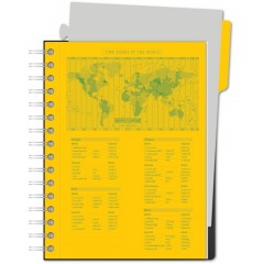 Тетрадь SMARTBOOK А5 120л. клетка,спир,микроп,разд,карм,жел-оран - фото 3