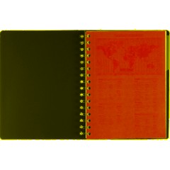 Бизнес-тетрадь SMARTBOOK А5 120л. клетка,спир,микроп,разд,карм,жел-оран - фото 5