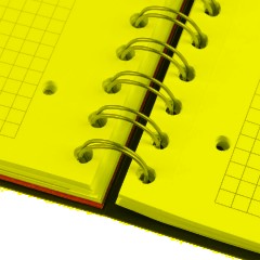 Бизнес-тетрадь SMARTBOOK А5 120л. клетка,спир,микроп,разд,карм,жел-оран - фото 9