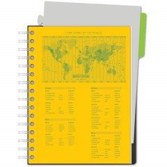 Бизнес-тетрадь SMARTBOOK А5 120л. линейка,спир,микроп,разд,карм,жел-зел Бизнес-тетрадь SMARTBOOK А5 120л. линейка,спир,микроп,разд,карм,жел-зел - фото 3