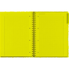 Бизнес-тетрадь SMARTBOOK А4 120л. клетка,спир,микроп,разд,карм,жел-оран - фото 8