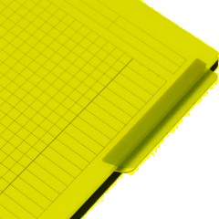 Бизнес-тетрадь SMARTBOOK А4 120л. клетка,спир,микроп,разд,карм,жел-оран - фото 10