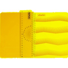 Бизнес-тетрадь WAVES А5 100л. ATTACHE клет,спир,пласт,заклад,цв.зеленый - фото 5