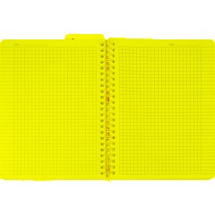 Бизнес-тетрадь WAVES А5 100л. ATTACHE клет,спир,пласт,заклад,цв.зеленый - фото 7