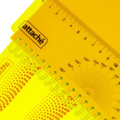 Бизнес-тетрадь WAVES А5 100л. ATTACHE клет,спир,пласт,заклад,цв.зеленый - фото 11