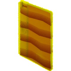 Бизнес-тетрадь WAVES А4 100л. ATTACHE клет,спир,пласт,заклад,цв.оранжевый - фото 2