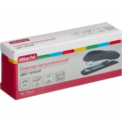 Степлер Attache №10 до 12л., черный антистеп Степлер Attache №10 до 12л., черный антистеп - фото 2