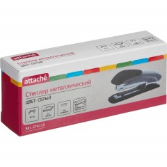 Степлер Attache №10 до 12л., серый антистеп Степлер Attache №10 до 12л., серый антистеп - фото 2