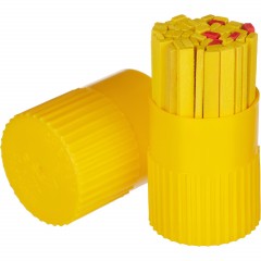 Счетные палочки деревянные,50шт,пласт.тубус,С21 - фото 3