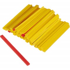 Счетные палочки деревянные,50шт,пласт.тубус,С21 - фото 4