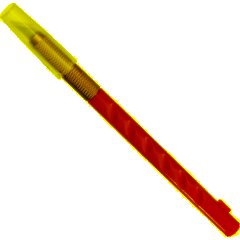 Нож канцелярский Attache Selection с перовым лезвием, цв.желтый - фото 6