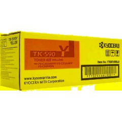 Тонер-картридж Kyocera TK-590Y жел. для FS-C2026MFP/C2626 - фото 2