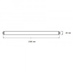 Лампа люминесцентная Osram  L 58W/765 G13 6400К хол.дневн. 25шт/уп - фото 6