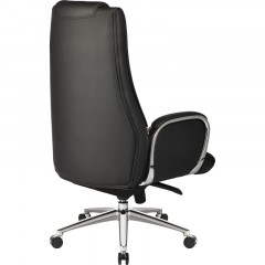 Кресло BN_Jl_Руководителя Echair-518 ML кожа черная, хром - фото 4