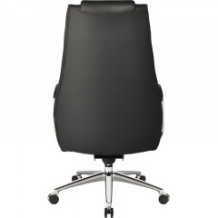 Кресло BN_Jl_Руководителя Echair-518 ML кожа черная, хром - фото 5