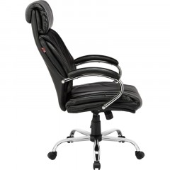 Кресло BN_Dp_Руководителя EChair-516 RT рецикл.кожа черная, Кресло BN_Dp_Руководителя EChair-516 RT рецикл.кожа черная, - фото 4