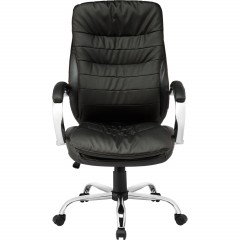 Кресло BN_Dp_Руководителя EChair-515 RT рецикл.кожа черный - фото 2