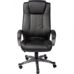 Кресло BN_Dp_Руководителя EChair-604 RT рецикл.кожа черная, Кресло BN_Dp_Руководителя EChair-604 RT рецикл.кожа черная, - фото 3