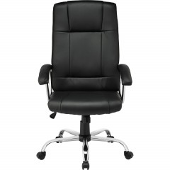 Кресло BN_Dp_Руководителя EChair-524 TPU к/з черный, хром - фото 2