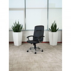 Кресло BN_Dp_Руководителя EChair-524 TPU к/з черный, хром Кресло BN_Dp_Руководителя EChair-524 TPU к/з черный, хром - фото 8