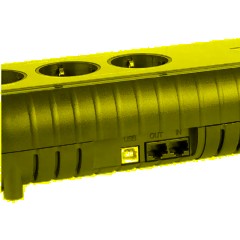 ИБП Powerсom WOW-700U (3 евро/350Вт/USB/RJ45) - фото 4