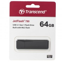 Флеш-память Transcend JetFlash 780, 64Gb, USB 3.1 G1, чер, TS64GJF780 Флеш-память Transcend JetFlash 780, 64Gb, USB 3.1 G1, чер, TS64GJF780 - фото 3