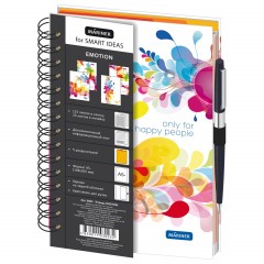 Бизнес-тетрадь Emotion,А5,150л.,148х20., 5 раз, рез под руч, кл+лин,0003 Бизнес-тетрадь Emotion,А5,150л.,148х20., 5 раз, рез под руч, кл+лин,0003 - фото 7