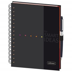 Бизнес-тетрадь Wisdom 8,А5,120л,148х205,3 разд,рез под руч,клет,рад1,0008 - фото 2