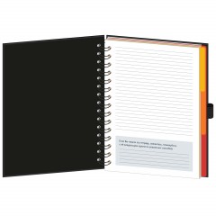 Бизнес-тетрадь Wisdom 8,А5,120л,148х205,3 разд,рез под руч,клет,рад1,0008 - фото 5