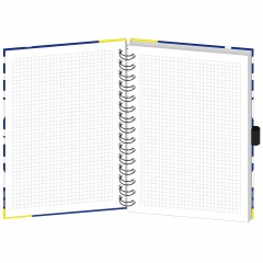 Бизнес-тетрадь Bright,А5,120л,148х205,резинка под ручку, кл,бордо,0014 Бизнес-тетрадь Bright,А5,120л,148х205,резинка под ручку, кл,бордо,0014 - фото 4