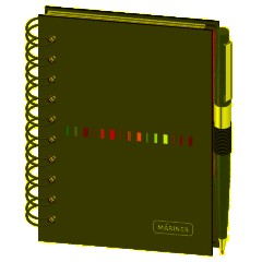 Бизнес-тетрадь Wisdom 7,А6,120л,100х140, 3 разд,рез под руч,клет,рад2,0007 - фото 2