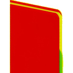 Бизнес-тетрадь А4,140 л,пласт обл, с разд,спир,ATTACHE FANTASY,салат - фото 3