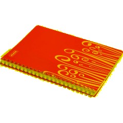 Бизнес-тетрадь А4,140 л,пласт обл, с разд,спир,ATTACHE FANTASY,салат - фото 4