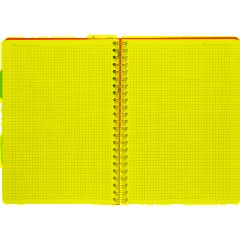 Бизнес-тетрадь А4,140 л,пласт обл, с разд,спир,ATTACHE FANTASY,салат - фото 6