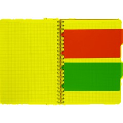 Бизнес-тетрадь А4,140 л,пласт обл, с разд,спир,ATTACHE FANTASY,оранж - фото 7