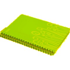 Бизнес-тетрадь А4,140 л,пласт обл, с разд,спир,ATTACHE FANTASY,голуб - фото 4