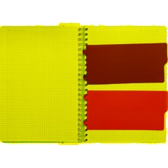 Бизнес-тетрадь А4,140 л,пласт обл, с разд,спир,ATTACHE FANTASY,голуб - фото 7