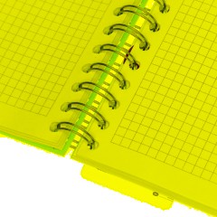 Бизнес-тетрадь А4,140 л,пласт обл, с разд,спир,ATTACHE FANTASY,голуб - фото 9