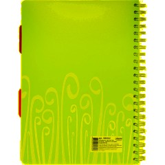 Бизнес-тетрадь А4,140 л,пласт обл, с разд,спир,ATTACHE FANTASY,голуб - фото 10