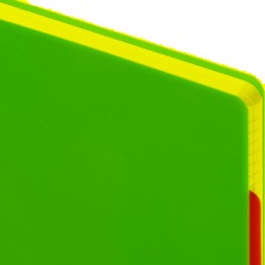 Бизнес-тетрадь А4,140 л,пласт обл, с разд,спир,ATTACHE FANTASY,розов - фото 3