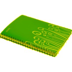 Бизнес-тетрадь А4,140 л,пласт обл, с разд,спир,ATTACHE FANTASY,розов - фото 4