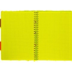 Бизнес-тетрадь А4,140 л,пласт обл, с разд,спир,ATTACHE FANTASY,розов - фото 6