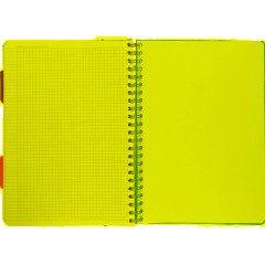 Бизнес-тетрадь А4,140 л,пласт обл, с разд,спир,ATTACHE FANTASY,розов - фото 8