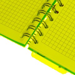 Бизнес-тетрадь А4,140 л,пласт обл, с разд,спир,ATTACHE FANTASY,розов - фото 9