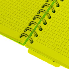 Бизнес-тетрадь А5,140 л,пласт обл, с разд,спир,ATTACHE FANTASY,голуб - фото 10