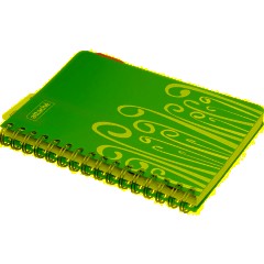 Бизнес-тетрадь А5,140 л,пласт обл, с разд,спир,ATTACHE FANTASY,розов - фото 4