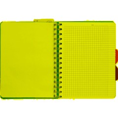 Бизнес-тетрадь А5,140 л,пласт обл, с разд,спир,ATTACHE FANTASY,розов - фото 6