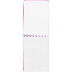 Блокнот А5,пласт обл,80л, ATTACHE FANTASY,розов - фото 2