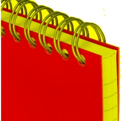 Блокнот А6,пласт обл,80л, ATTACHE FANTASY,салат - фото 3